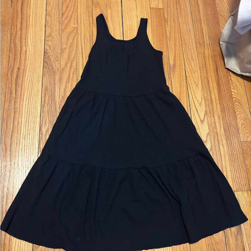 Old Navy Black Ribbed Dress Girls XL (14-16)